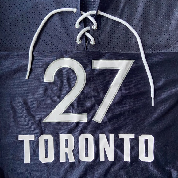 VICTORIA'S SECRET PINK UNIVERSITY OF TORONTO JERSEY VARSITY FOOTBALL OVERSIZED - Picture 3 of 6